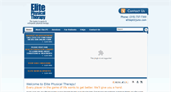 Desktop Screenshot of elitephysicaltherapyny.com
